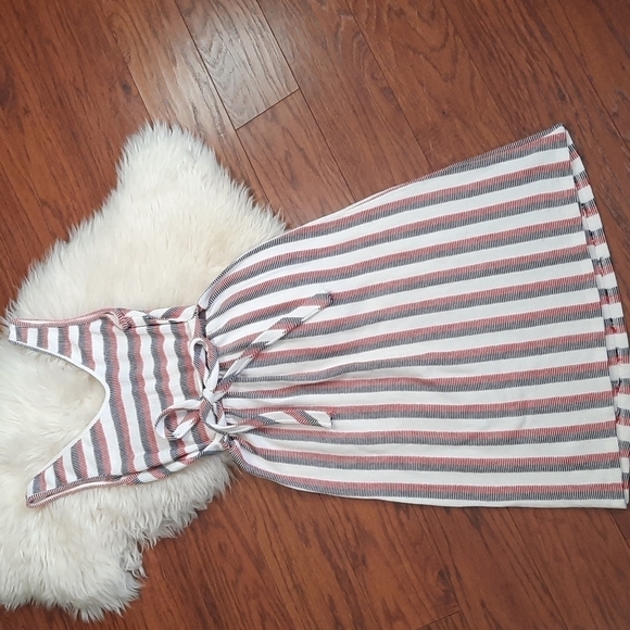 Caution to the Wind Striped Summer Dress - Picture 4 of 4